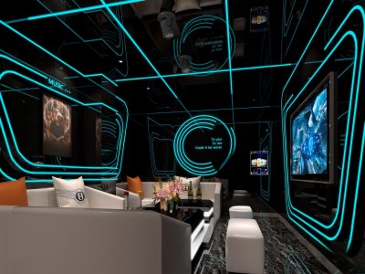 现代KTV包间3D模型下载